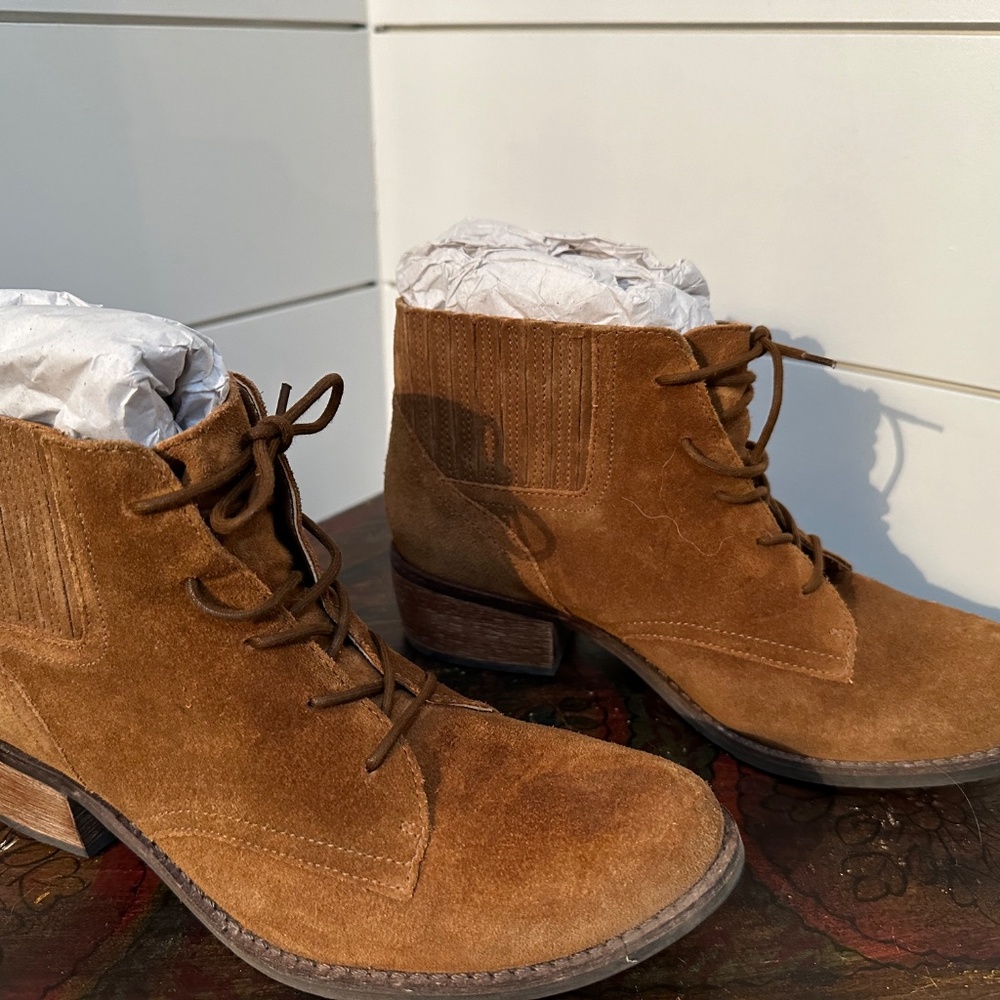 Matisse Suede Lace-up Boots